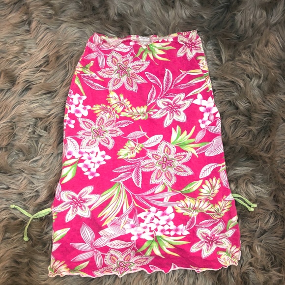 Vintage Tropical Girls Tank and Skirt - Picture 6 of 8